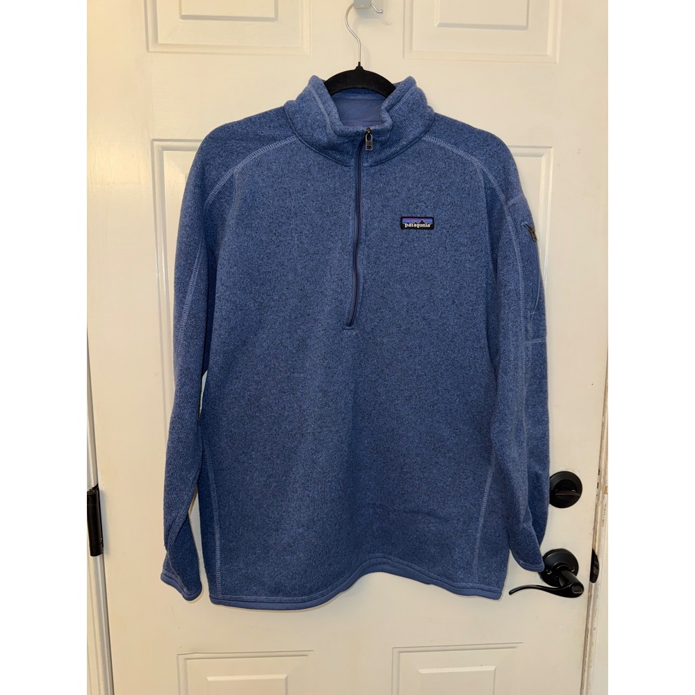 Patagonia Better Sweater 1/4 Zip Fleece Pullover Mens XL Crater Blue 25618 FA22